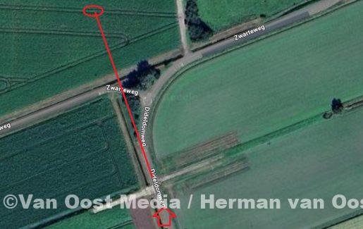 ROUTE van de auto komende vanaf Gasselternijveen