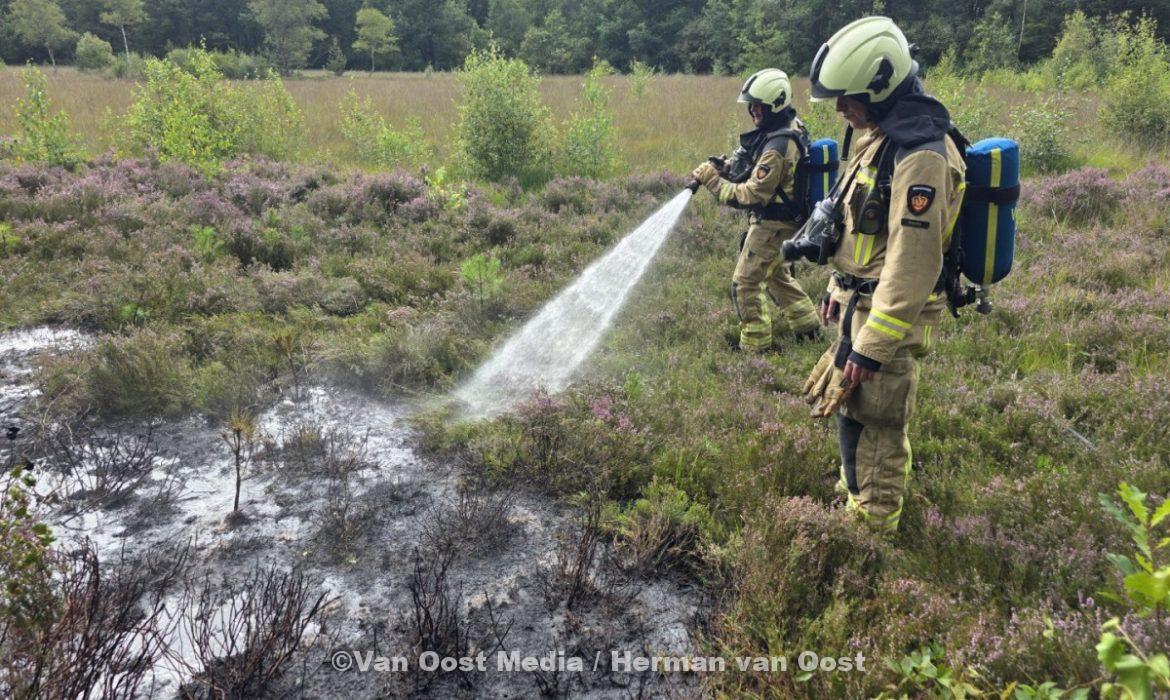 Heidebrandje snel geblust in Papenvoort (video) – The photo only has value when it is taken