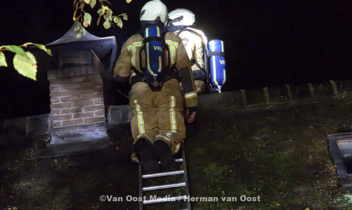 Schoorsteenbrand in Eext – The photo only has value when it is taken