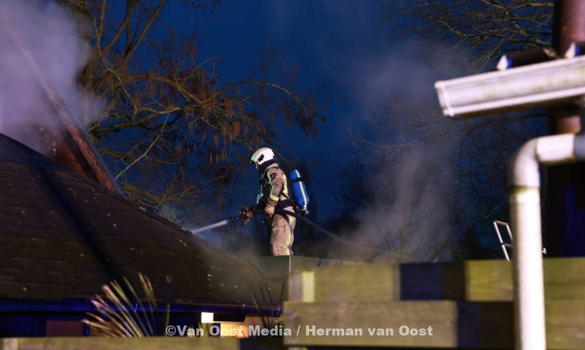 Brand in bijgebouw Nieuw Buinen – The photo only has value when it is taken