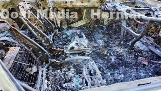 Na de brand, weinig van over