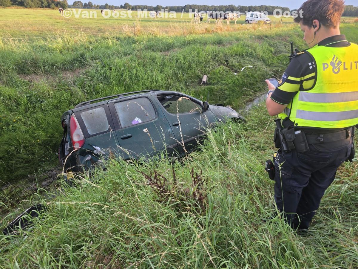 Ongeval op N33 tussen Gieten en Gieterveen (video)