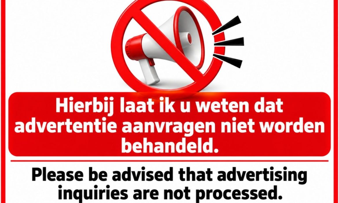 Melding_ geen advertentieaanvragen